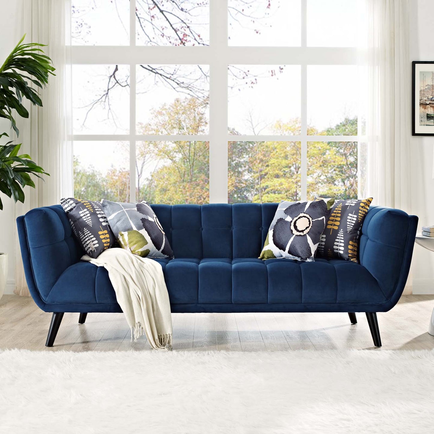 Modway Bestow Velvet Sofa | Sofas | Modishstore-10
