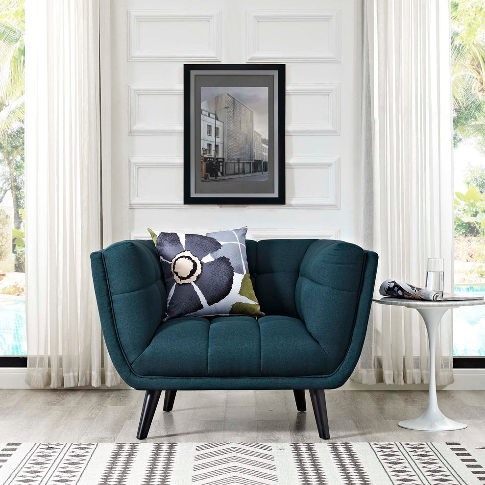 Modway Bestow Upholstered Fabric Armchair - EEI-2732 | Armchairs | Modishstore - 5