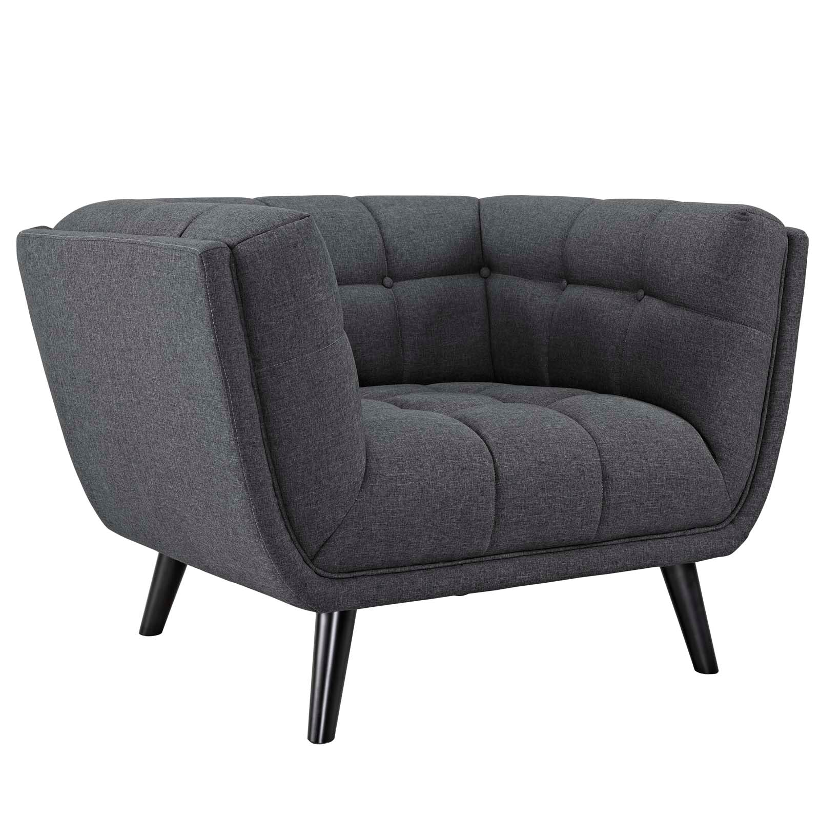 Modway Bestow Upholstered Fabric Armchair | Armchairs | Modishstore-3