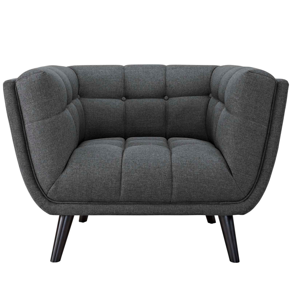 Modway Bestow Upholstered Fabric Armchair - EEI-2732 | Armchairs | Modishstore - 2