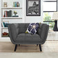 Modway Bestow Upholstered Fabric Armchair | Armchairs | Modishstore