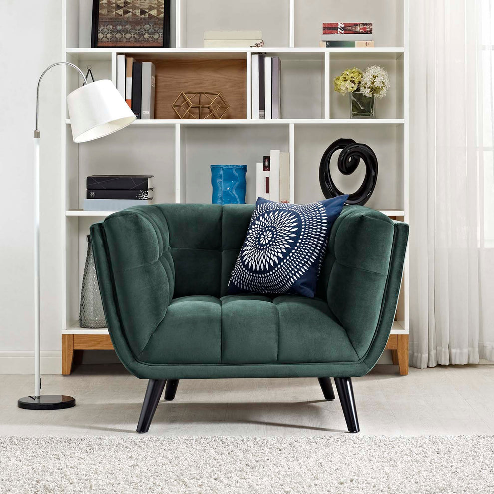 Modway Bestow Velvet Armchair - EEI-2733 | Armchairs | Modishstore - 2