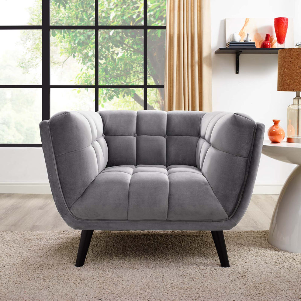 Modway Bestow Velvet Armchair - EEI-2733 | Armchairs | Modishstore - 4