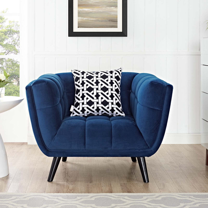 Modway Bestow Velvet Armchair - EEI-2733 | Armchairs | Modishstore - 1