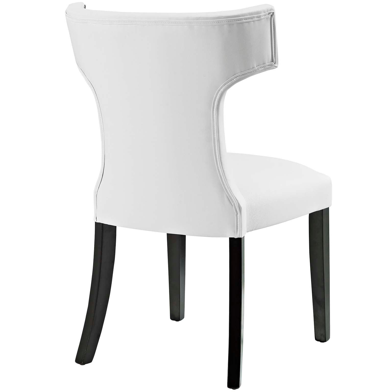 Modway Curve Set of 2 Vinyl Dining Side Chair | Dining Chairs | Modishstore-5
