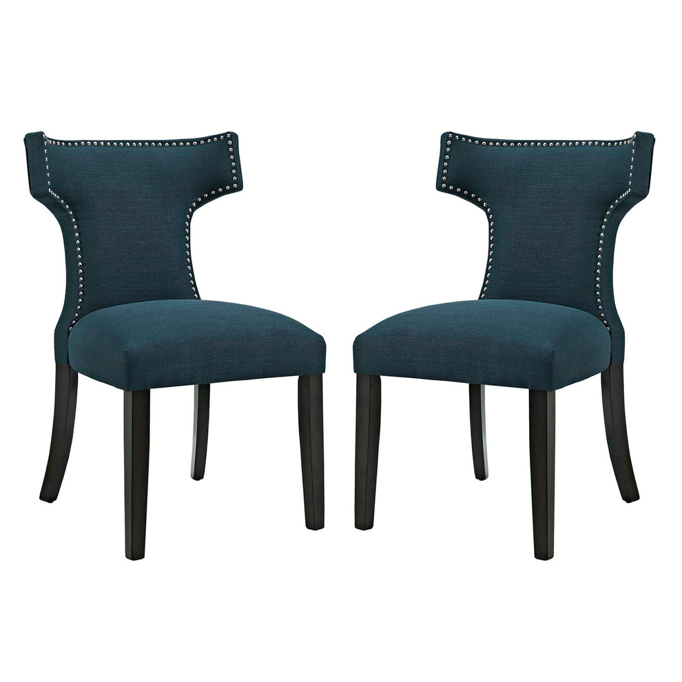 Modway Curve Dining Side Chair Fabric Set of 2 - EEI-2741 | Dining Chairs | Modishstore - 15