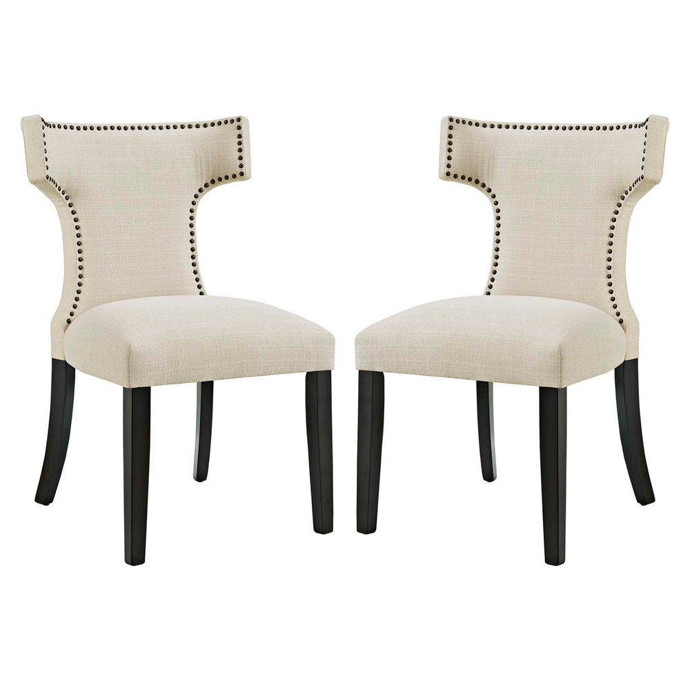 Modway Curve Dining Side Chair Fabric Set of 2 - EEI-2741 | Dining Chairs | Modishstore - 17