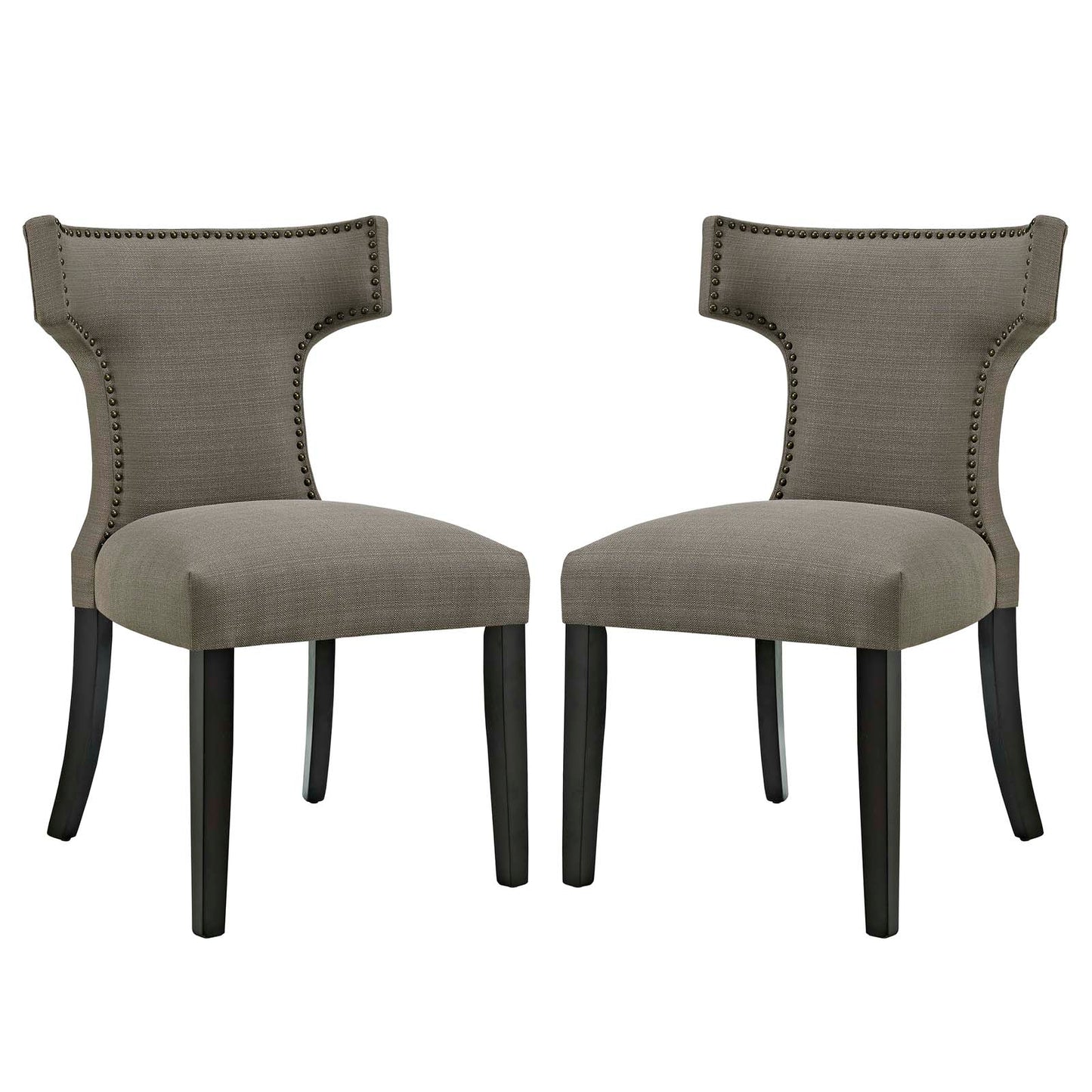 Modway Curve Dining Side Chair Fabric Set of 2 | Dining Chairs | Modishstore-22