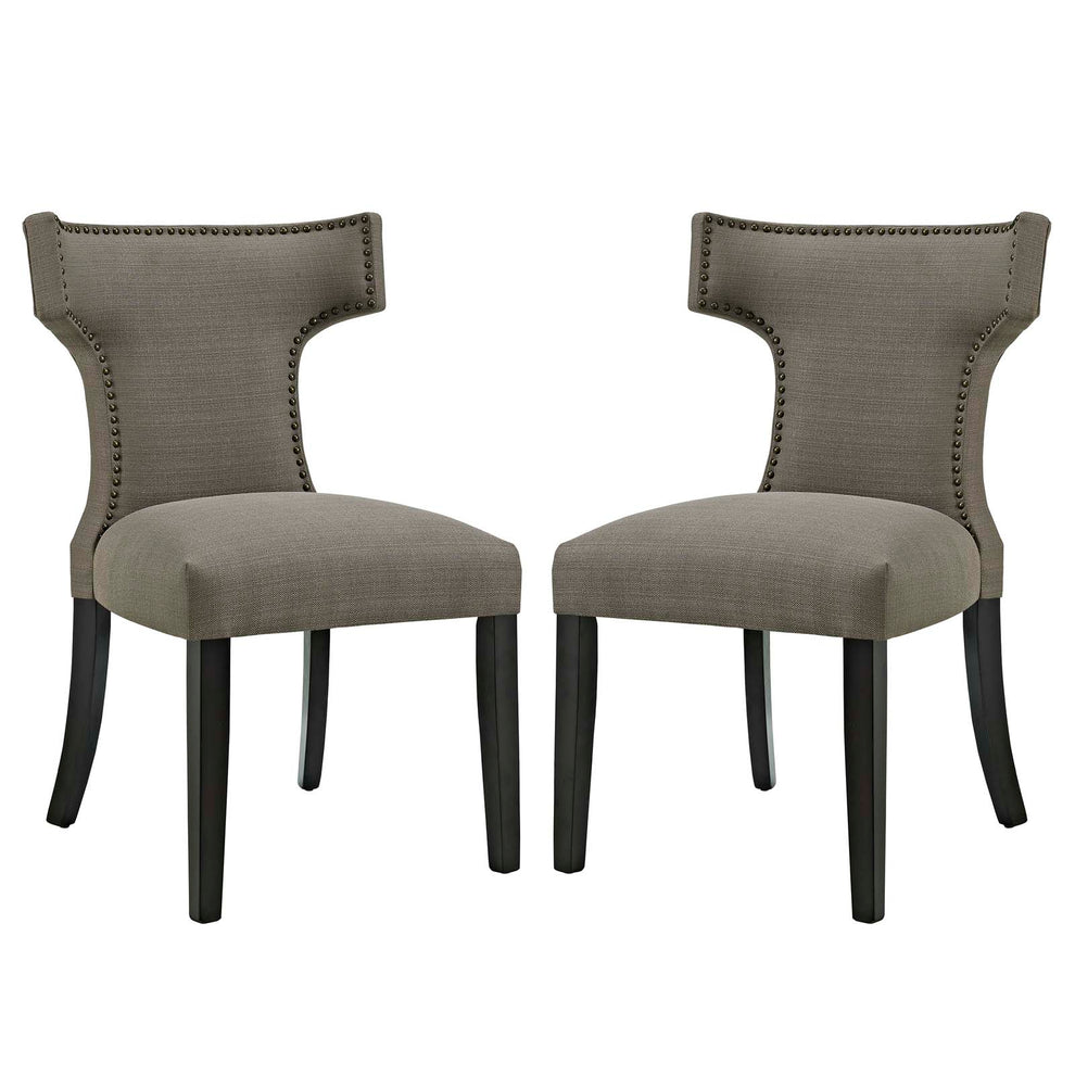 Modway Curve Dining Side Chair Fabric Set of 2 - EEI-2741 | Dining Chairs | Modishstore - 19