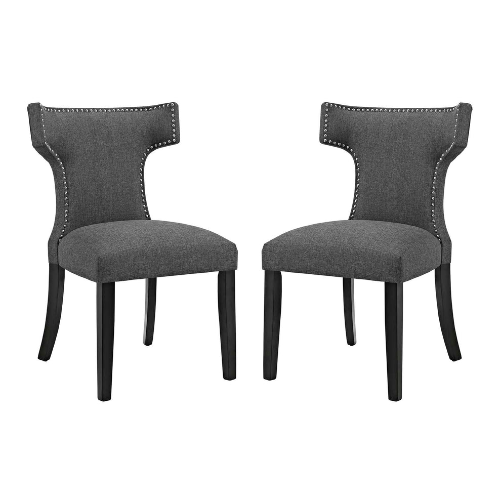 Modway Curve Dining Side Chair Fabric Set of 2 - EEI-2741 | Dining Chairs | Modishstore - 23