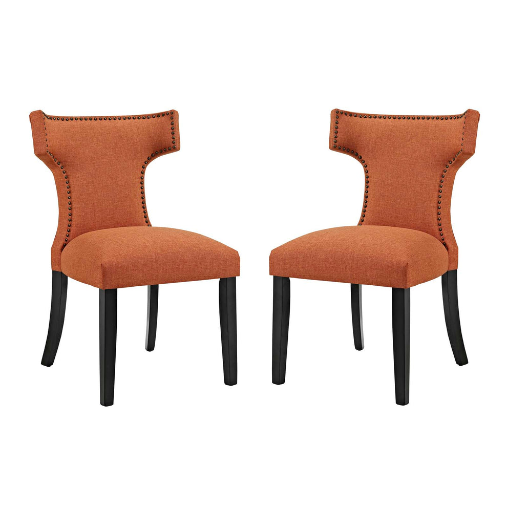 Modway Curve Dining Side Chair Fabric Set of 2 - EEI-2741 | Dining Chairs | Modishstore - 27