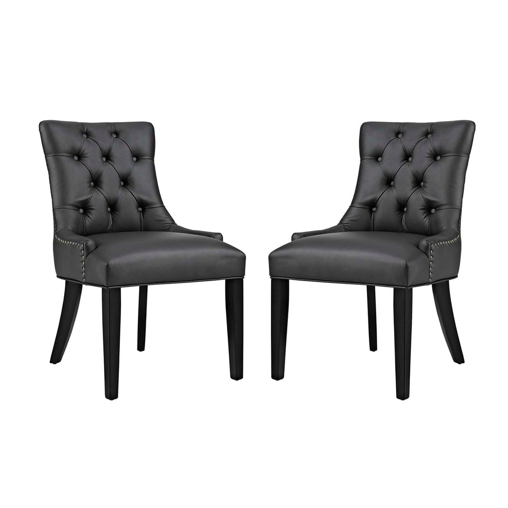 Modway Regent Dining Side Chair Vinyl Set of 2 - EEI-2742 | Dining Chairs | Modishstore - 4