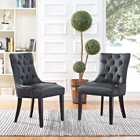 Modway Regent Dining Side Chair Vinyl Set of 2 - EEI-2742 | Dining Chairs | Modishstore - 1
