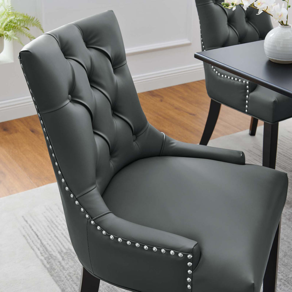 Modway Regent Dining Side Chair Vinyl Set of 2 - EEI-2742 | Dining Chairs | Modishstore - 11
