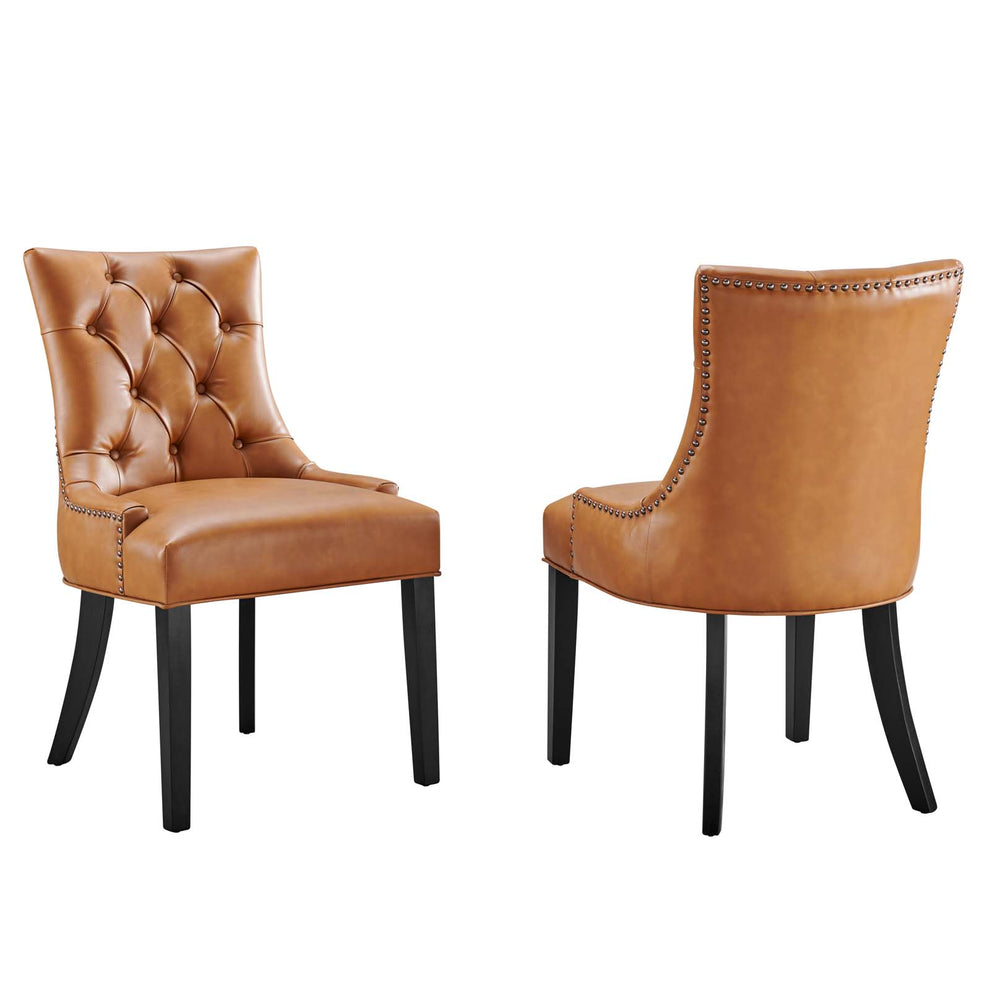 Modway Regent Dining Side Chair Vinyl Set of 2 - EEI-2742 | Dining Chairs | Modishstore - 23