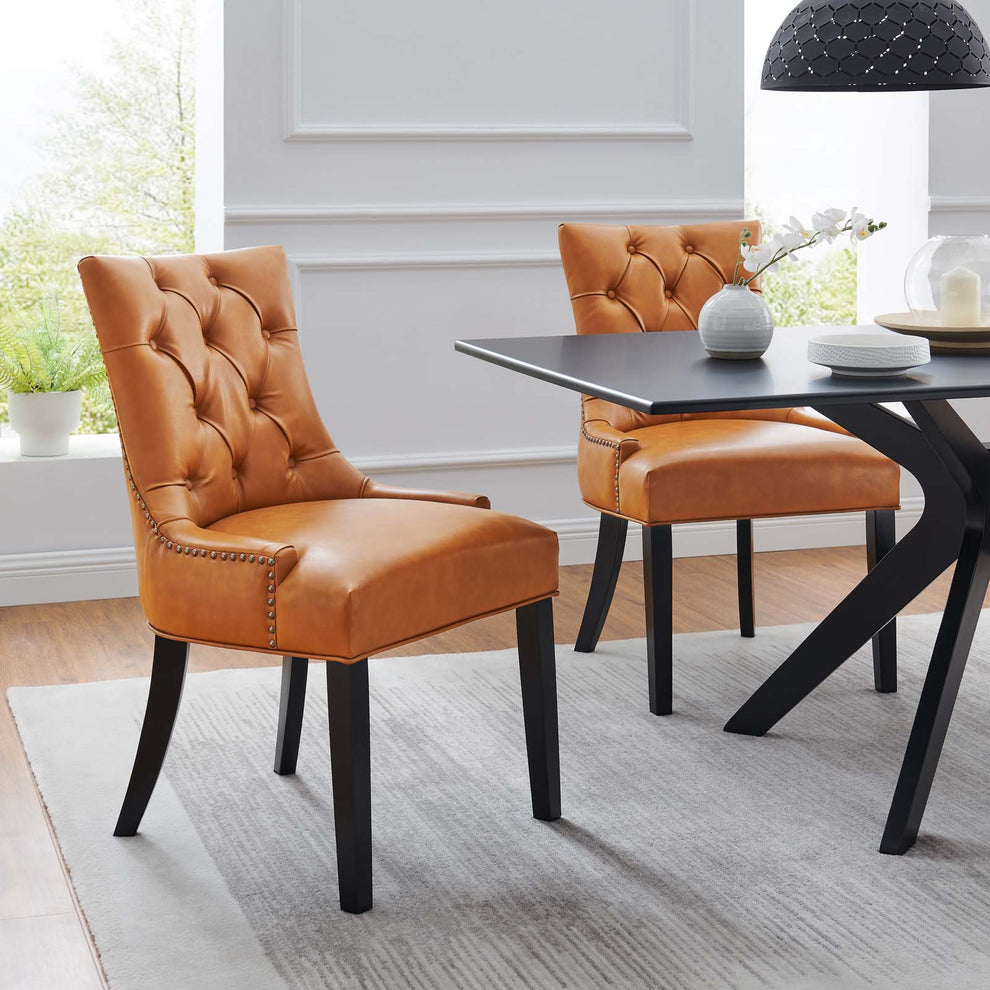 Modway Regent Dining Side Chair Vinyl Set of 2 - EEI-2742 | Dining Chairs | Modishstore - 22