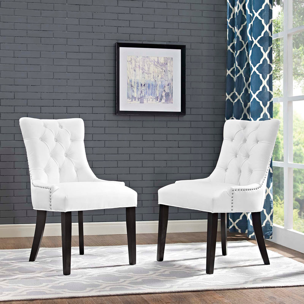 Modway Regent Dining Side Chair Vinyl Set of 2 - EEI-2742 | Dining Chairs | Modishstore - 6