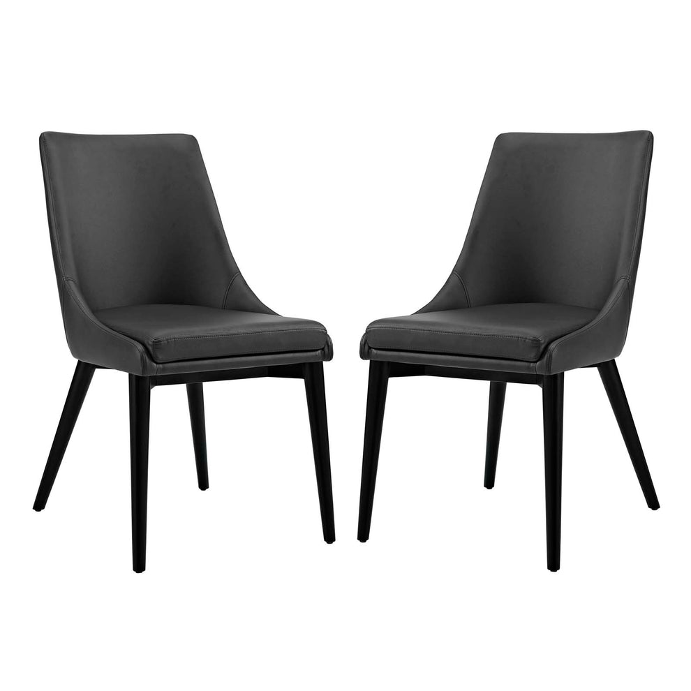 Modway Viscount Set of 2 Vinyl Dining Side Chair - EEI-2744 | Dining Chairs | Modishstore - 10