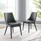 Modway Viscount Set of 2 Vinyl Dining Side Chair | Dining Chairs | Modishstore-21