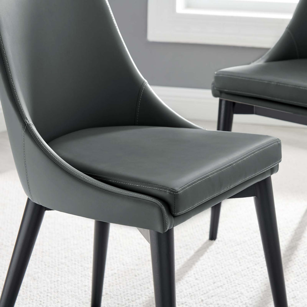 Modway Viscount Set of 2 Vinyl Dining Side Chair - EEI-2744 | Dining Chairs | Modishstore - 20