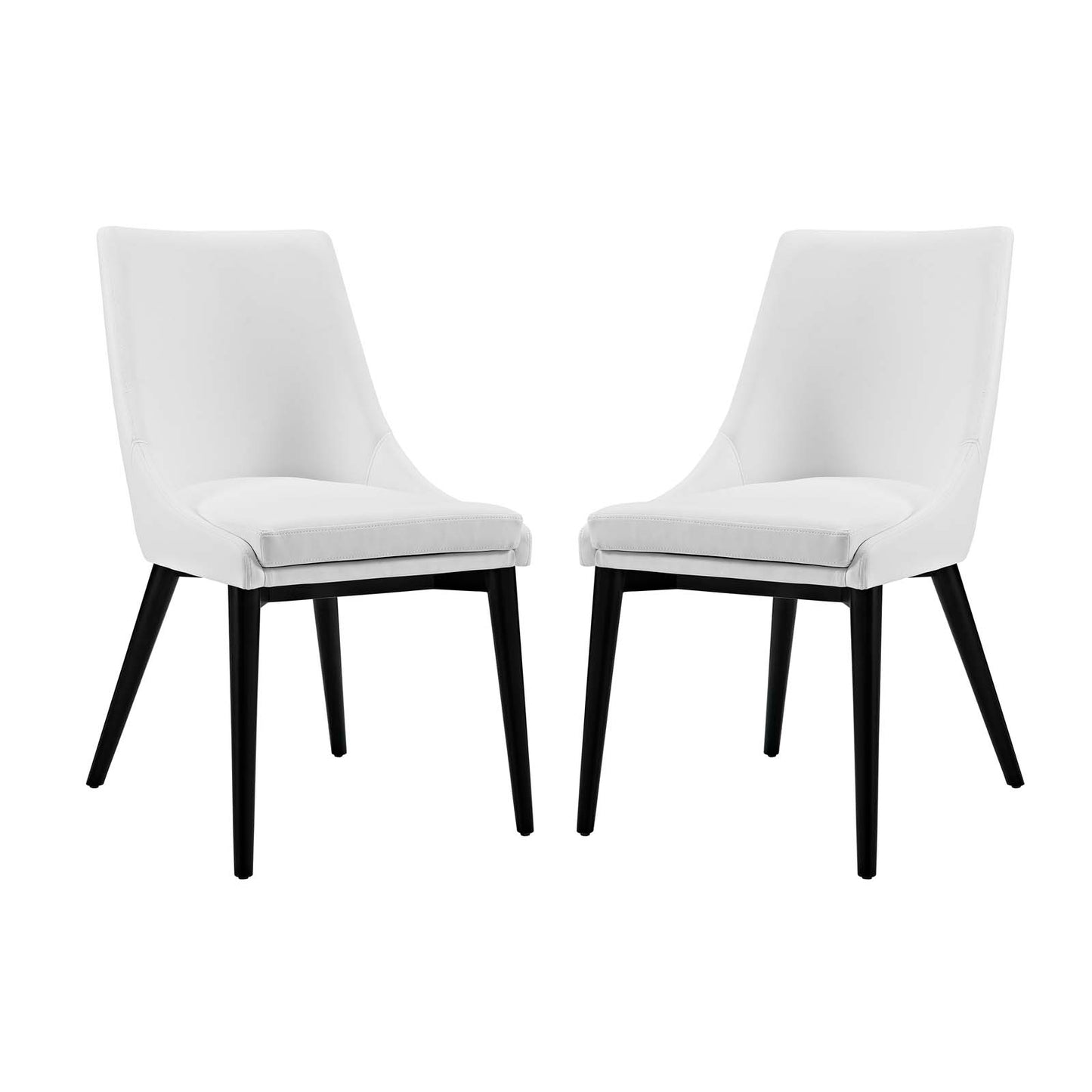 Modway Viscount Set of 2 Vinyl Dining Side Chair | Dining Chairs | Modishstore-11
