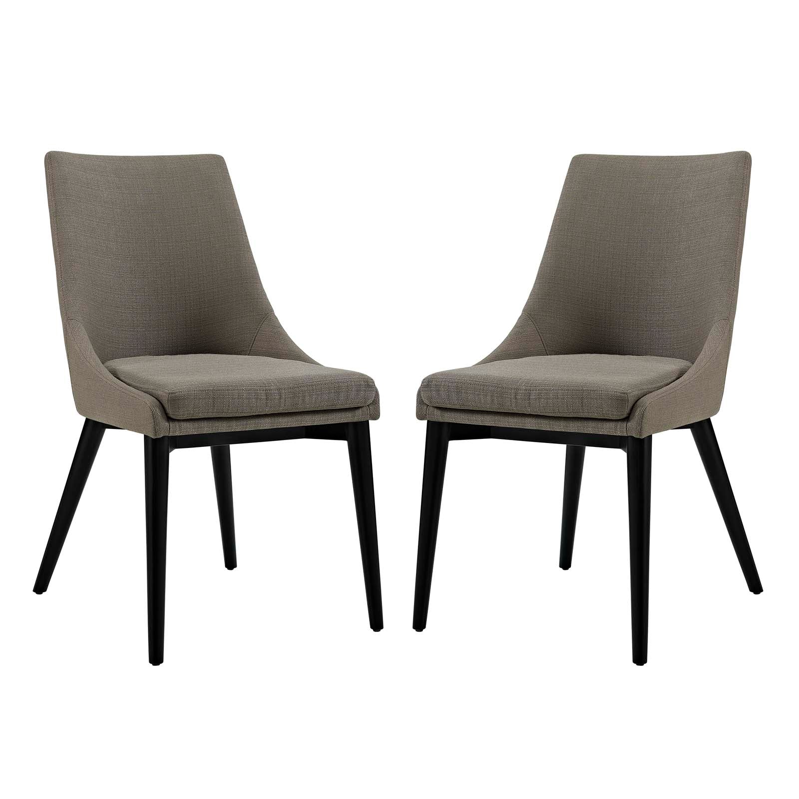 Modway Viscount Set of 2 Fabric Dining Side Chair | Dining Chairs | Modishstore-41