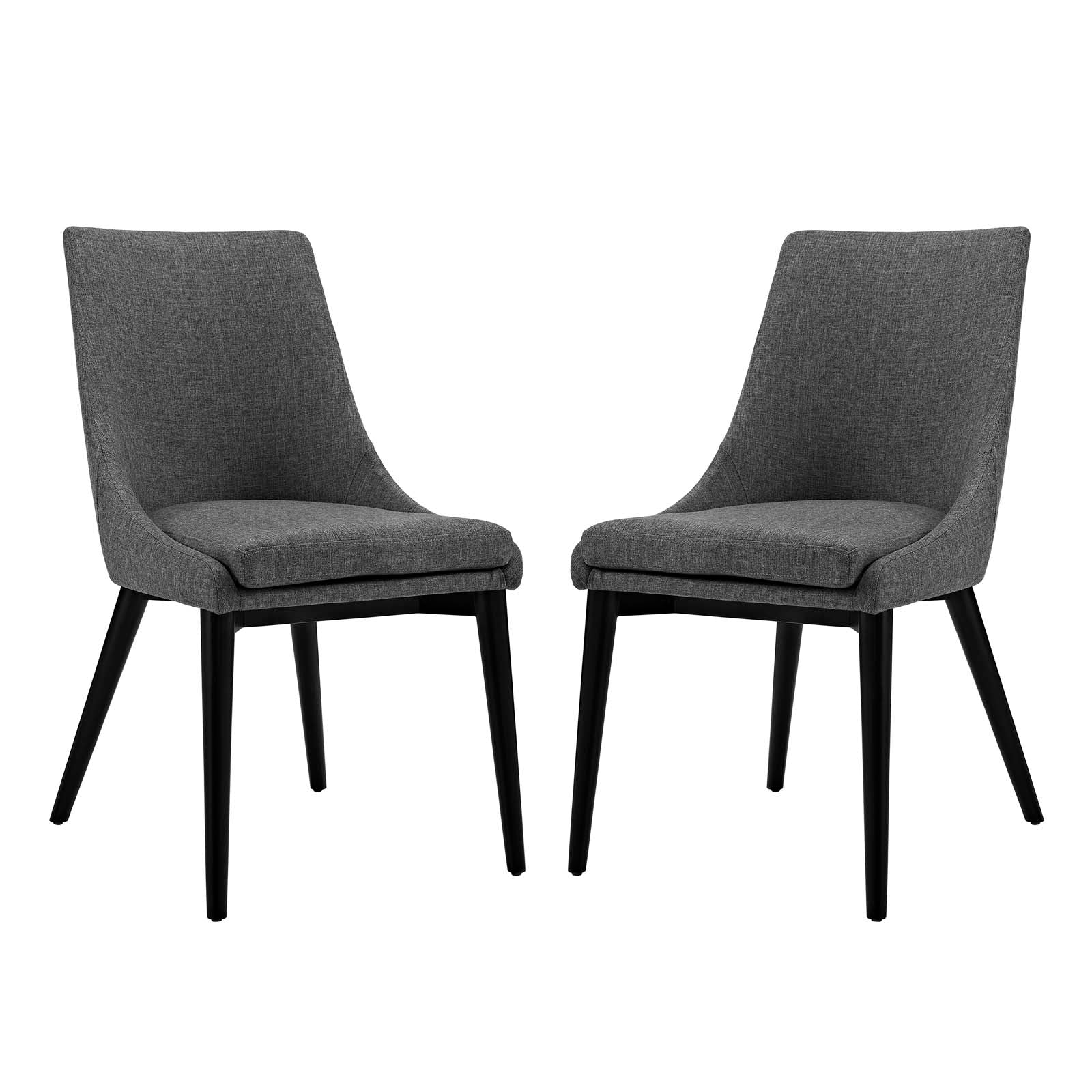 Modway Viscount Set of 2 Fabric Dining Side Chair | Dining Chairs | Modishstore-45