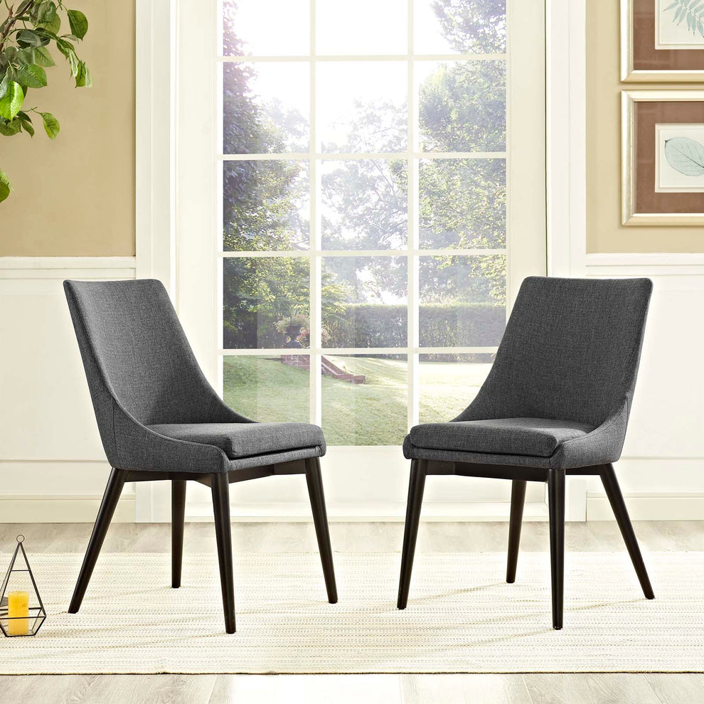 Modway Viscount Set of 2 Fabric Dining Side Chair - EEI-2745 | Dining Chairs | Modishstore - 55
