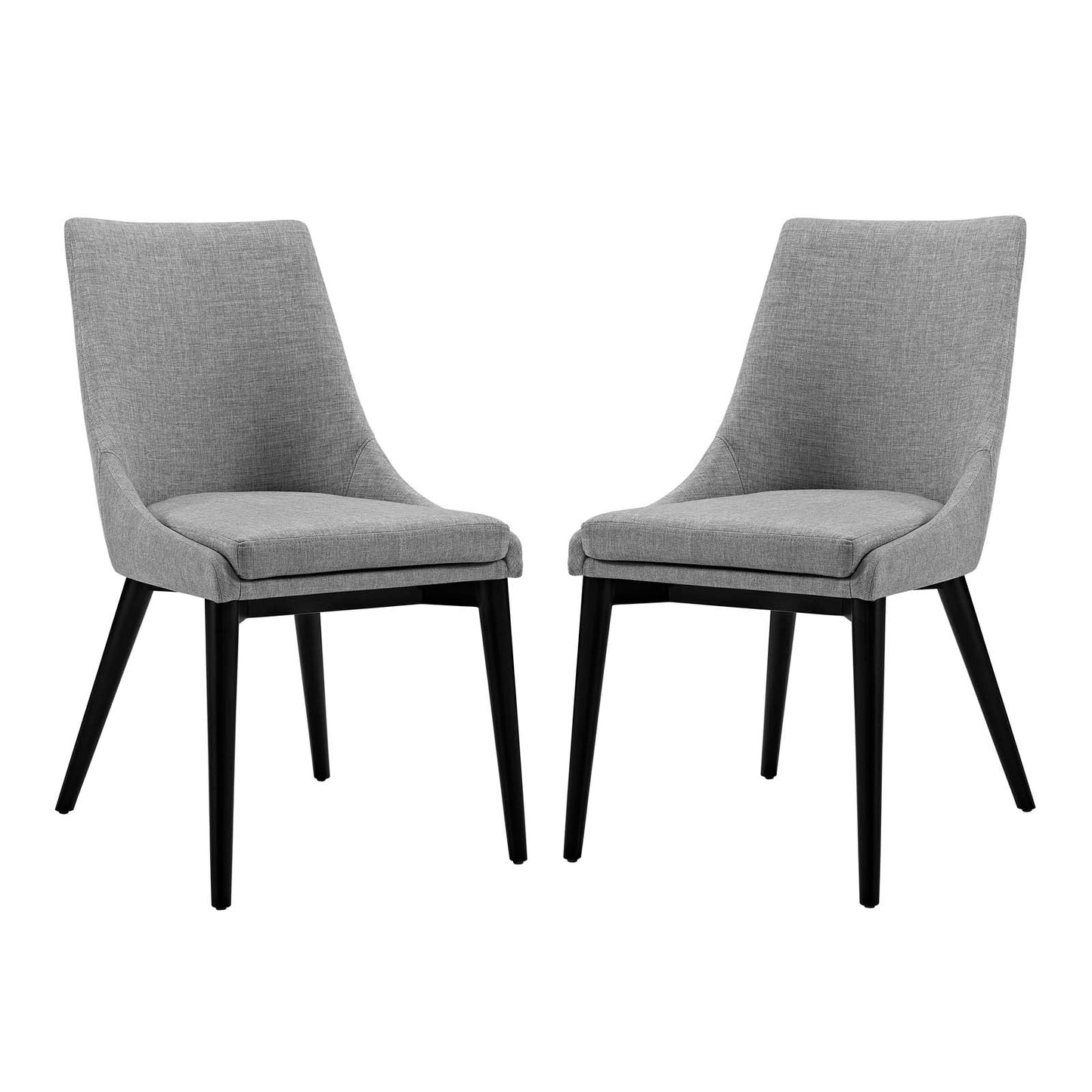 Modway Viscount Set of 2 Fabric Dining Side Chair | Dining Chairs | Modishstore-49