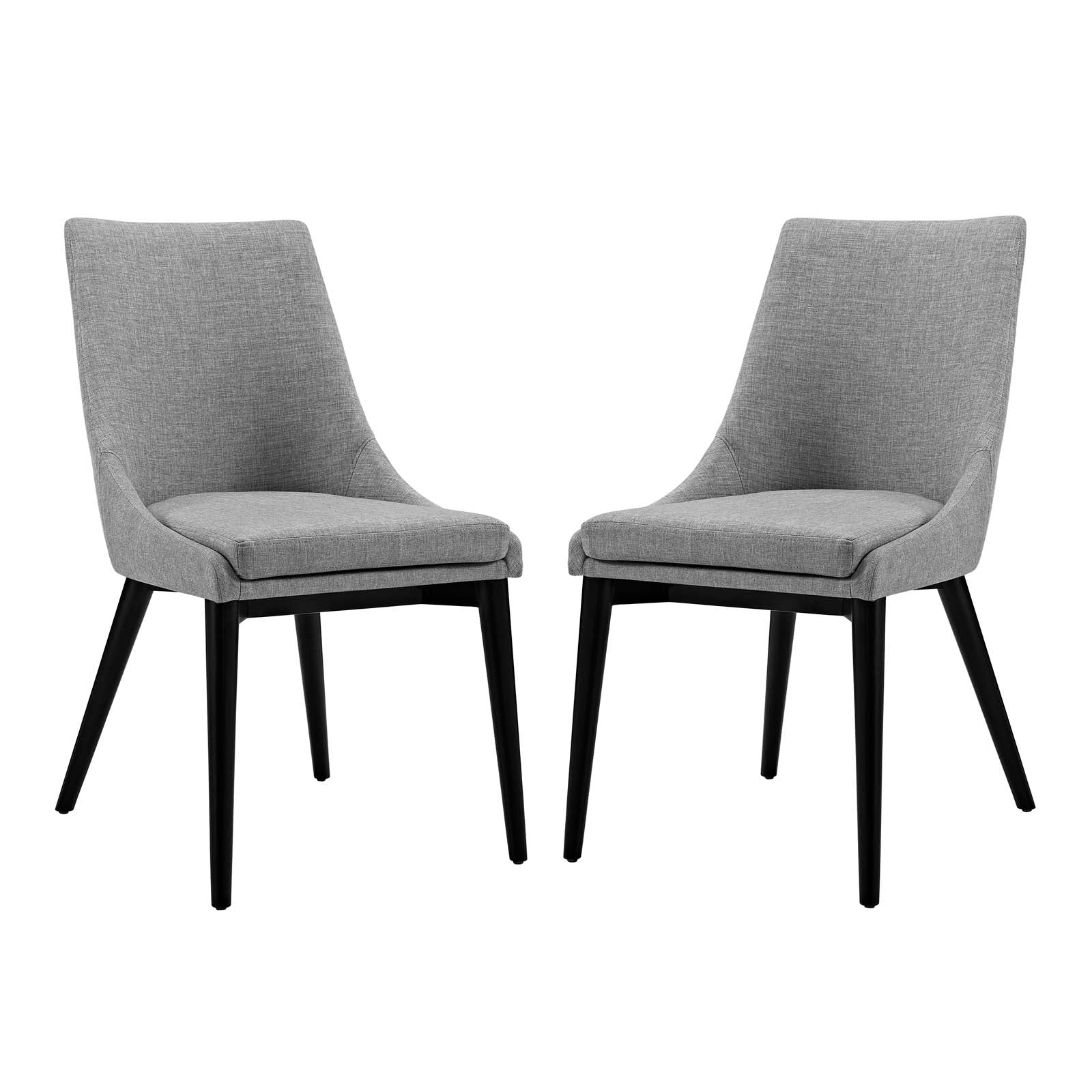 Modway Viscount Set of 2 Fabric Dining Side Chair | Dining Chairs | Modishstore-49