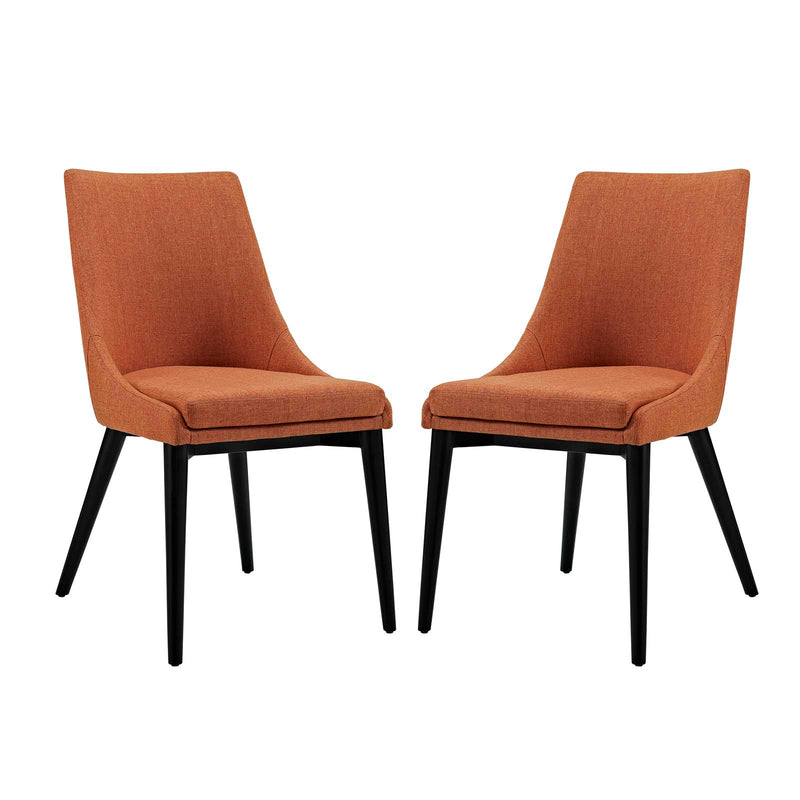 Modway Viscount Set of 2 Fabric Dining Side Chair | Dining Chairs | Modishstore-51