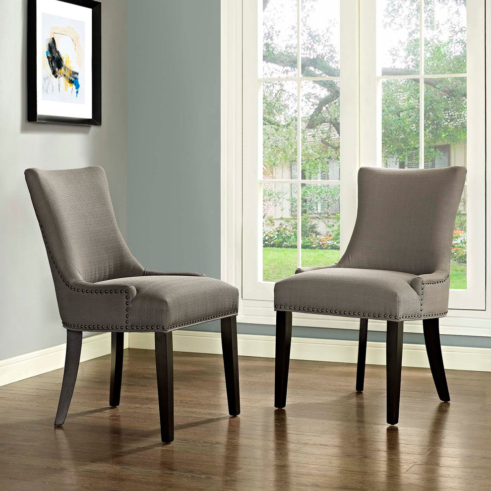 Modway Marquis Set of 2 Fabric Dining Side Chair - EEI-2746 | Dining Chairs | Modishstore - 43