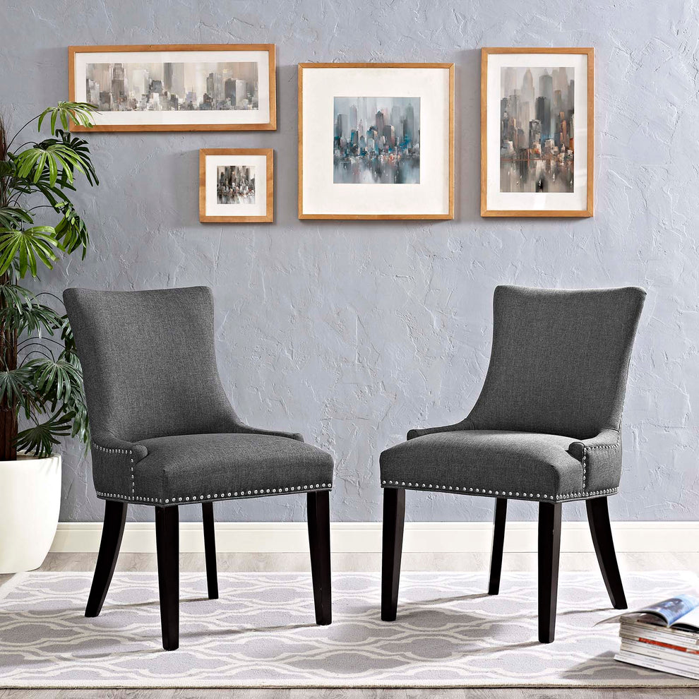 Modway Marquis Set of 2 Fabric Dining Side Chair - EEI-2746 | Dining Chairs | Modishstore - 6