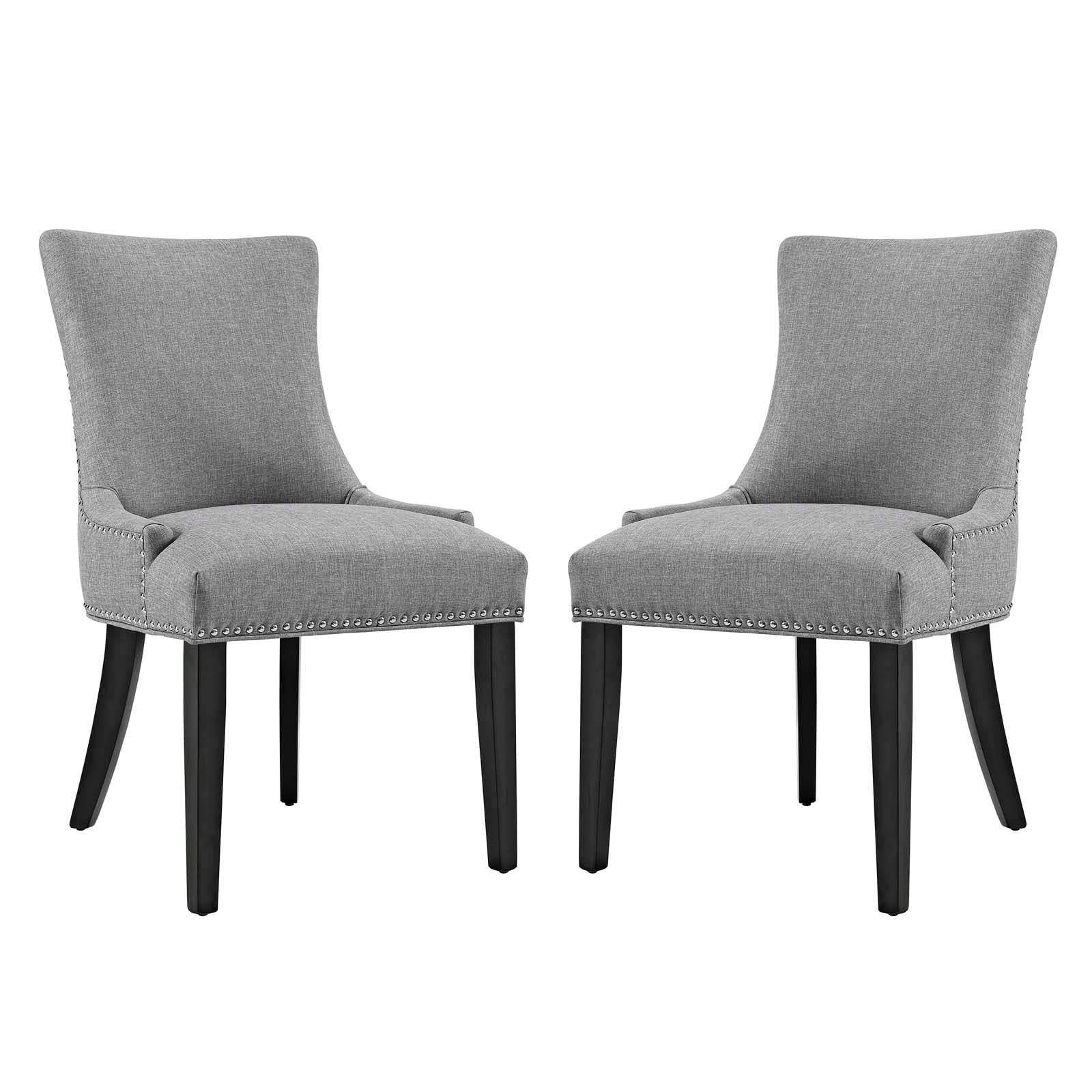 Modway Marquis Set of 2 Fabric Dining Side Chair | Dining Chairs | Modishstore-21
