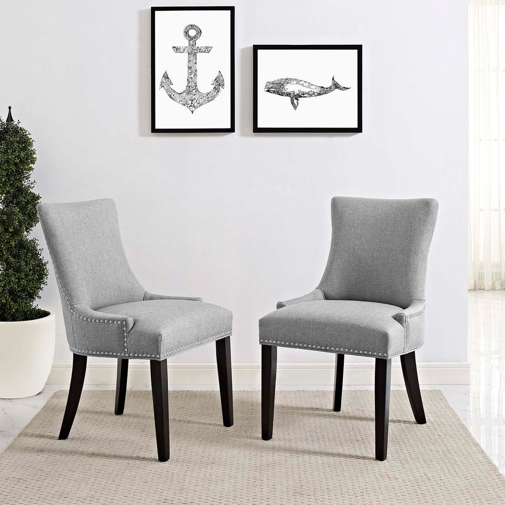 Modway Marquis Set of 2 Fabric Dining Side Chair - EEI-2746 | Dining Chairs | Modishstore - 10