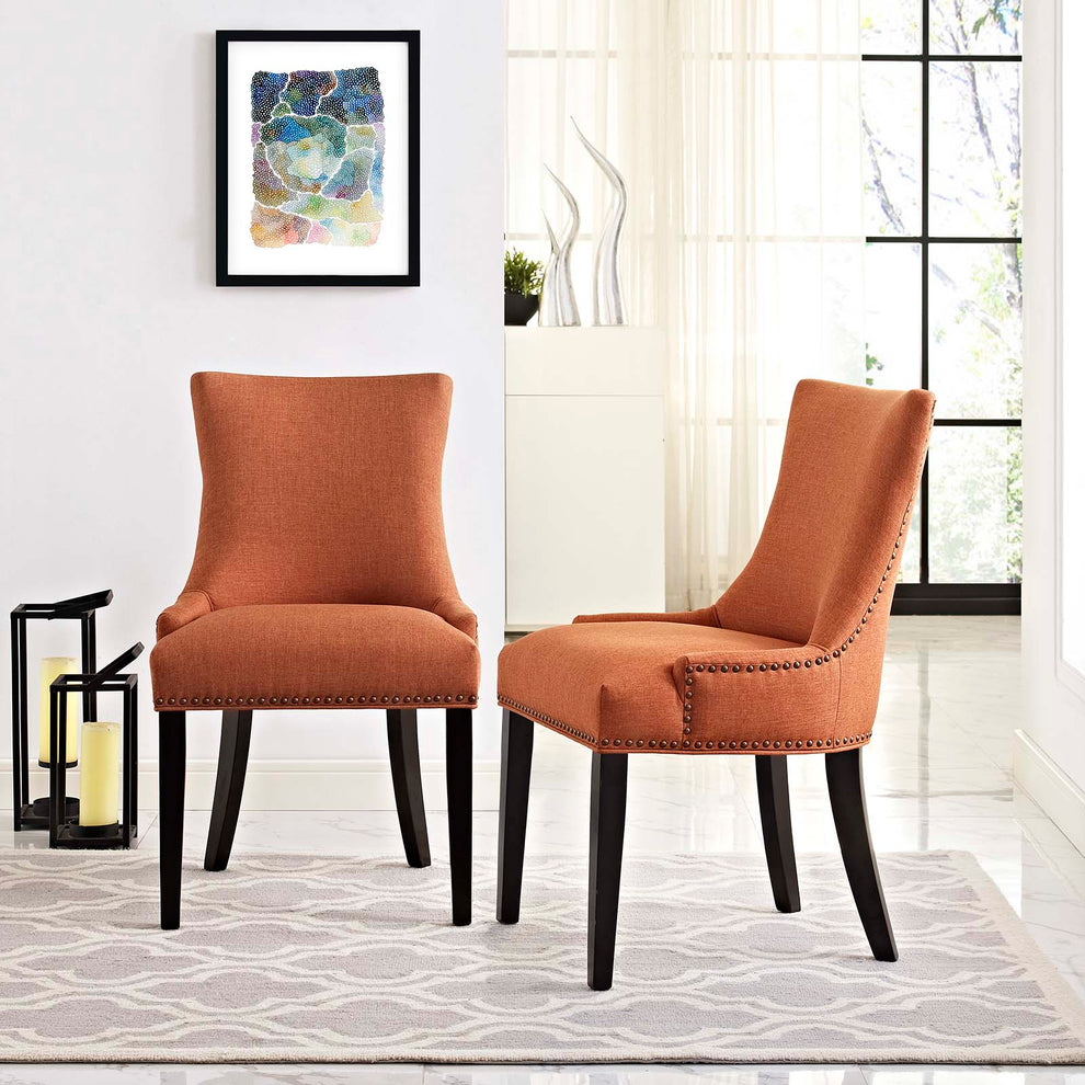 Modway Marquis Set of 2 Fabric Dining Side Chair - EEI-2746 | Dining Chairs | Modishstore - 8