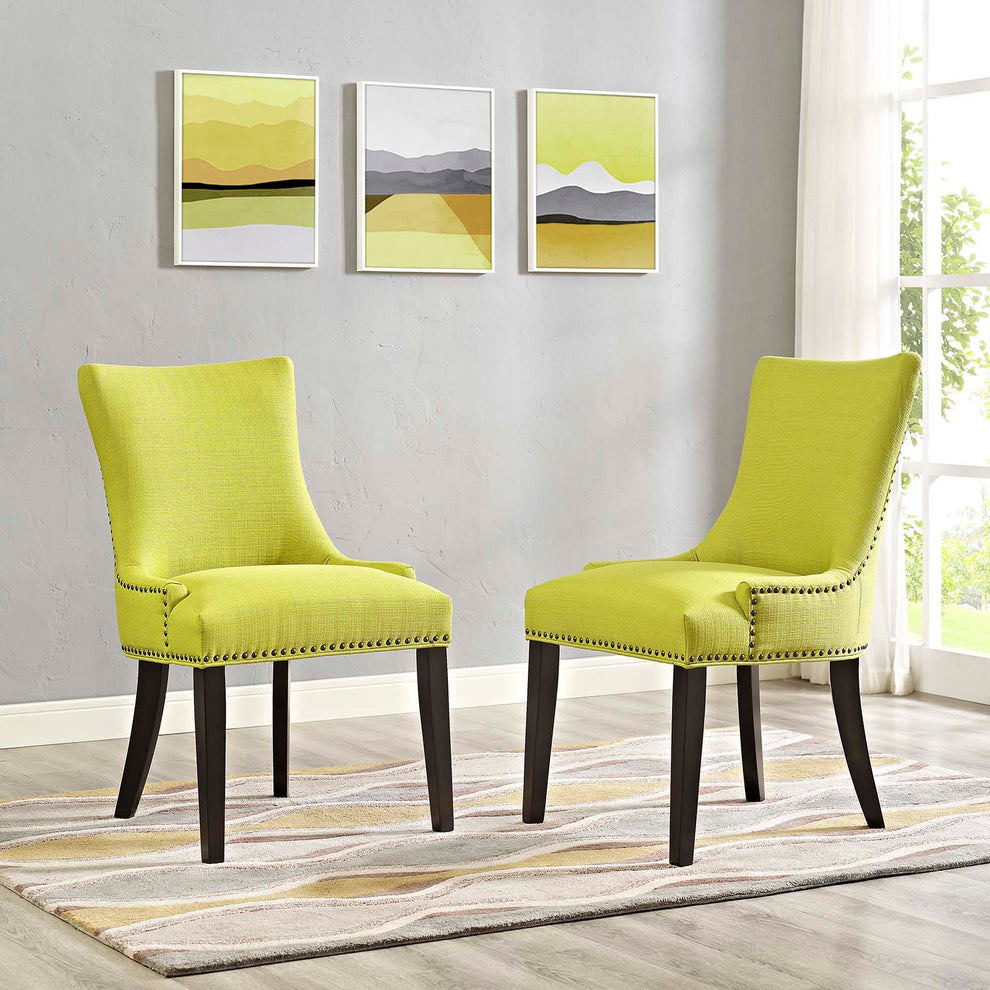 Modway Marquis Set of 2 Fabric Dining Side Chair - EEI-2746 | Dining Chairs | Modishstore - 1