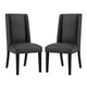 Modway Baron Dining Chair Vinyl Set of 2 | Dining Chairs | Modishstore-2