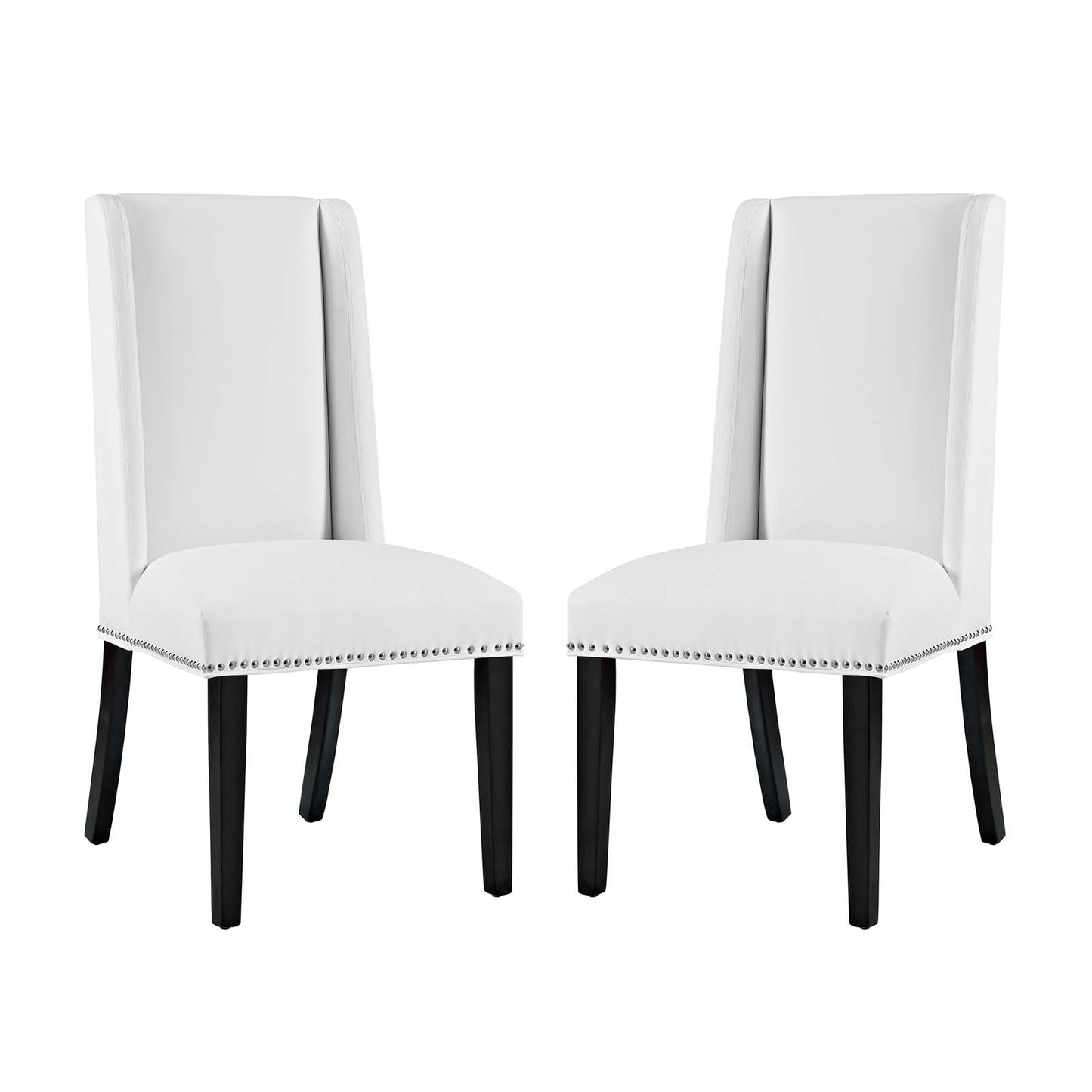 Modway Baron Dining Chair Vinyl Set of 2 | Dining Chairs | Modishstore-7