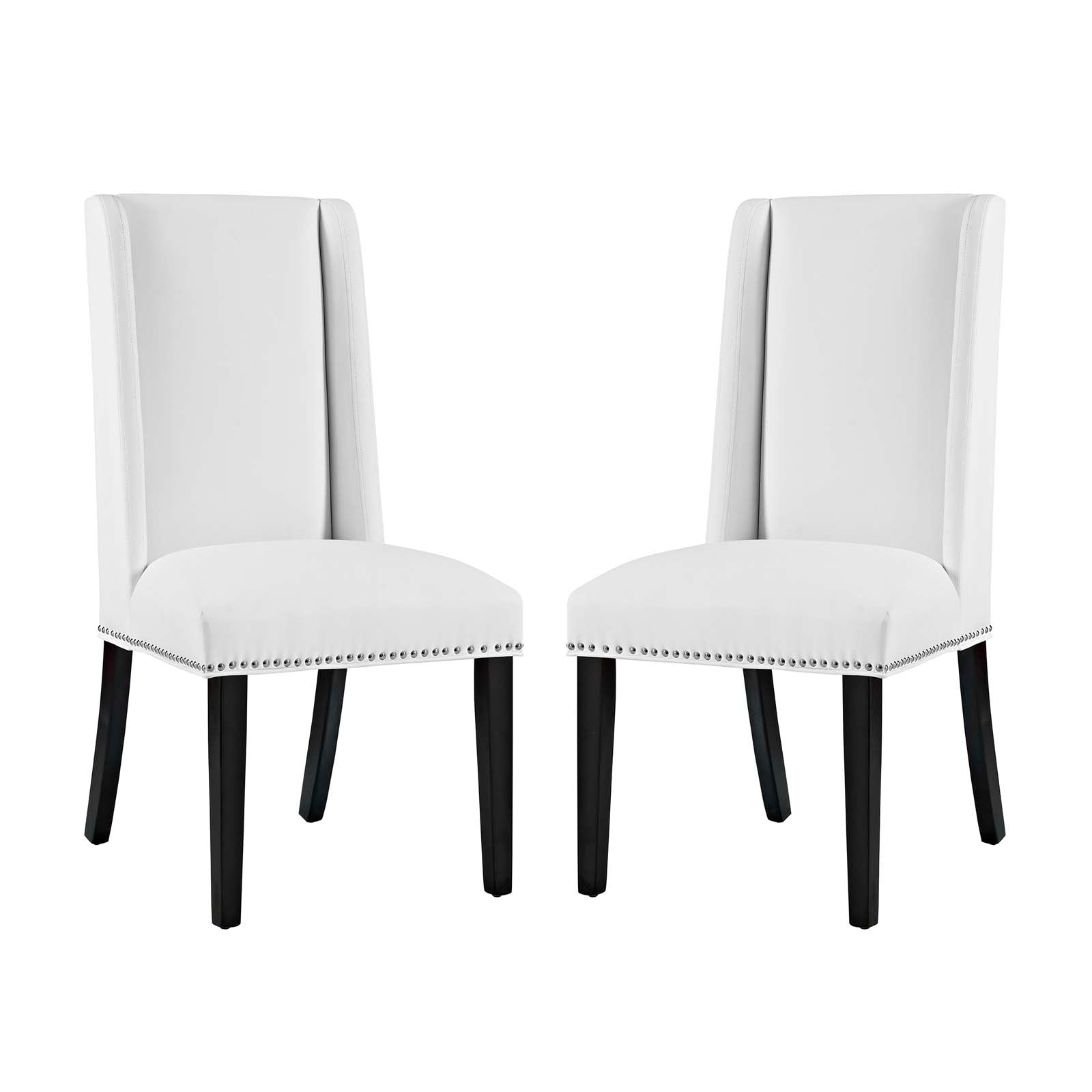 Modway Baron Dining Chair Vinyl Set of 2 | Dining Chairs | Modishstore-7