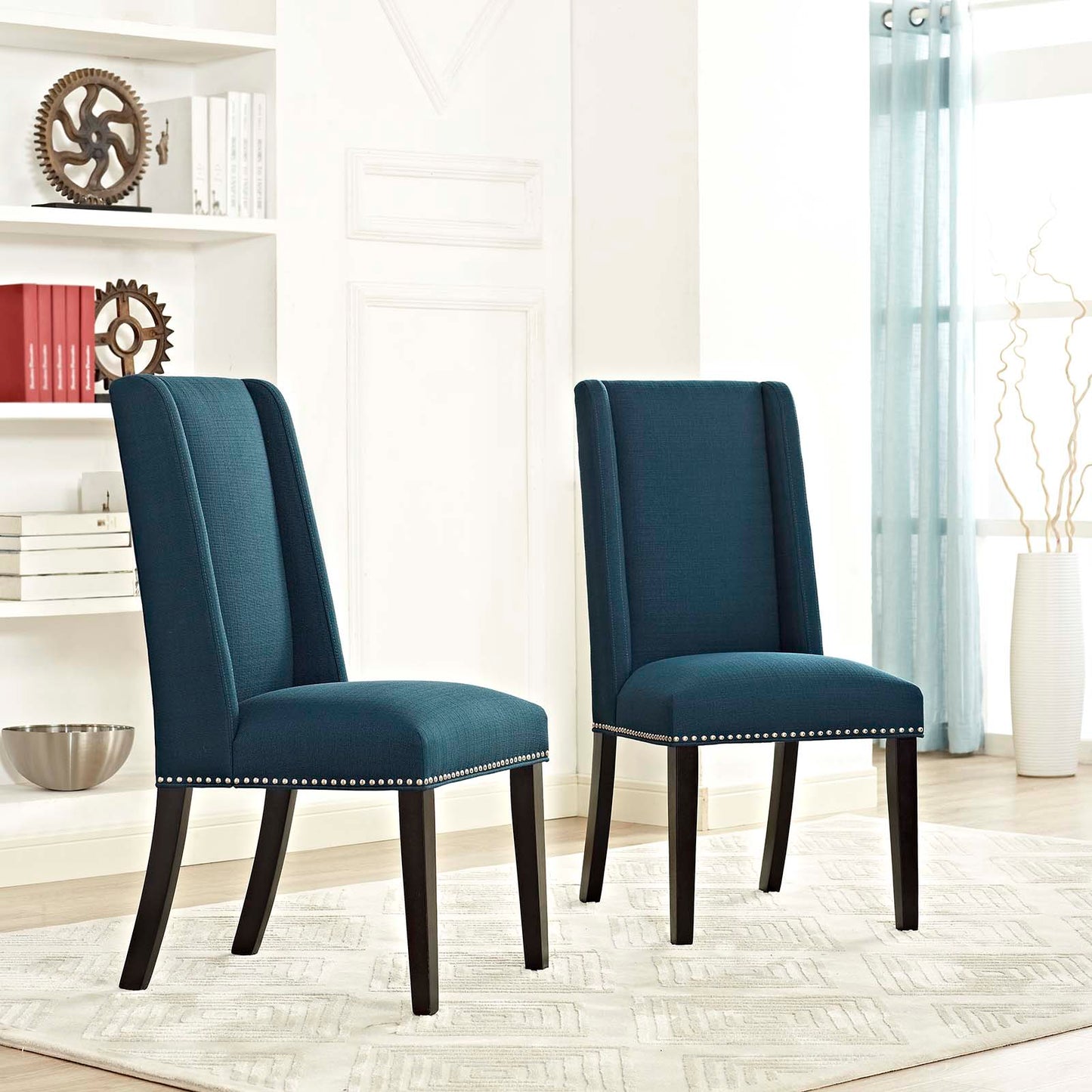 Modway Baron Dining Chair Fabric Set of 2 | Dining Chairs | Modishstore