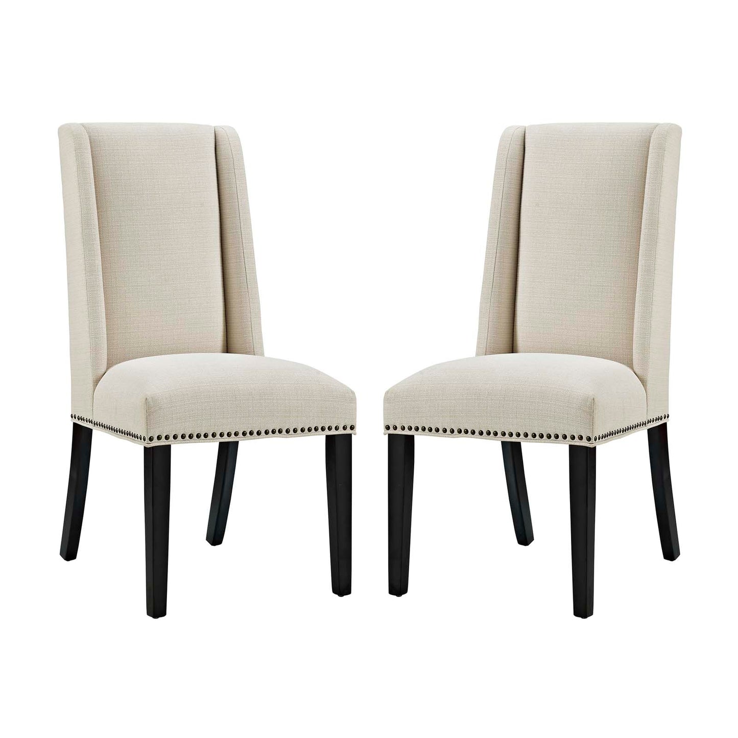 Modway Baron Dining Chair Fabric Set of 2 | Dining Chairs | Modishstore-6