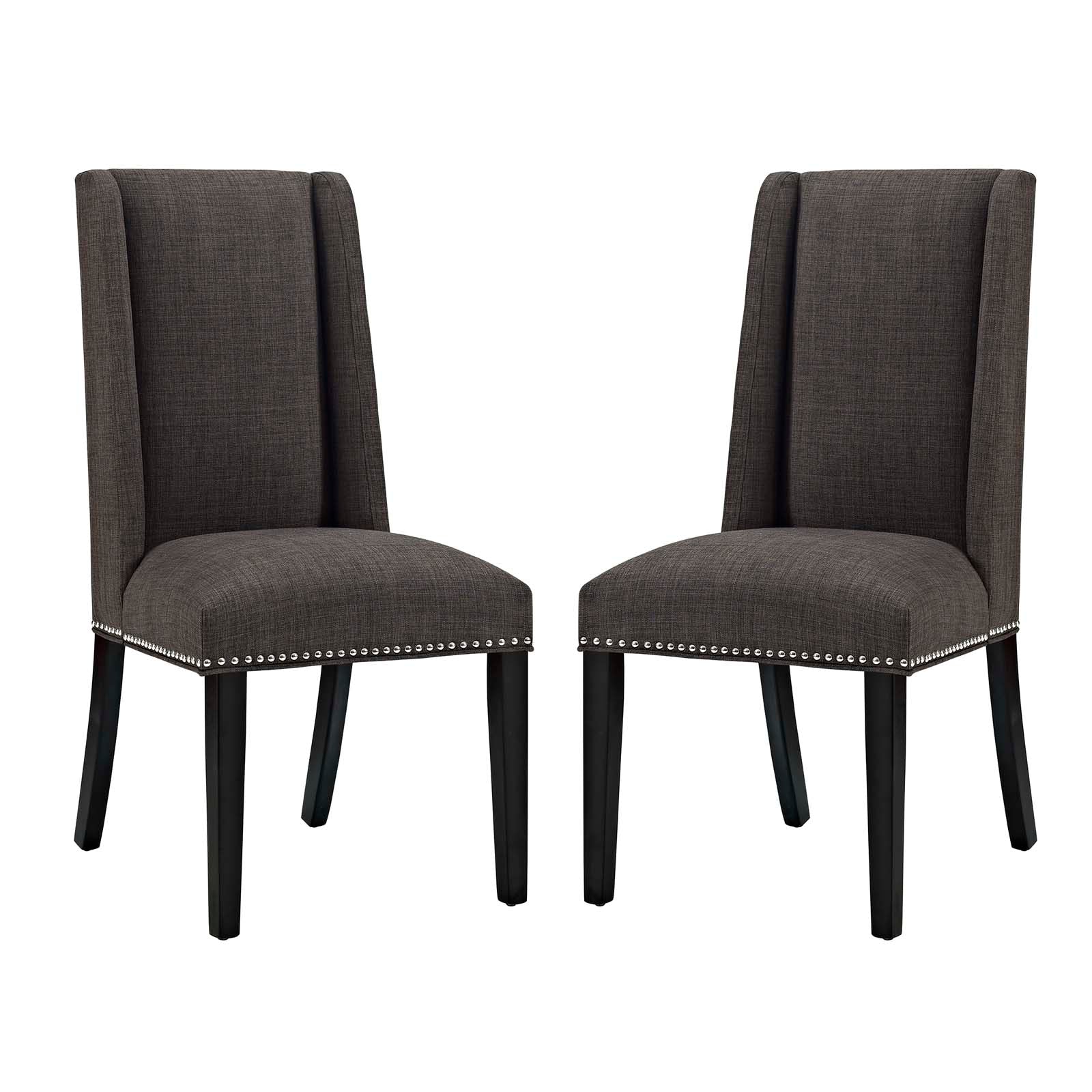 Modway Baron Dining Chair Fabric Set of 2 | Dining Chairs | Modishstore-8