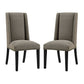 Modway Baron Dining Chair Fabric Set of 2 | Dining Chairs | Modishstore-10
