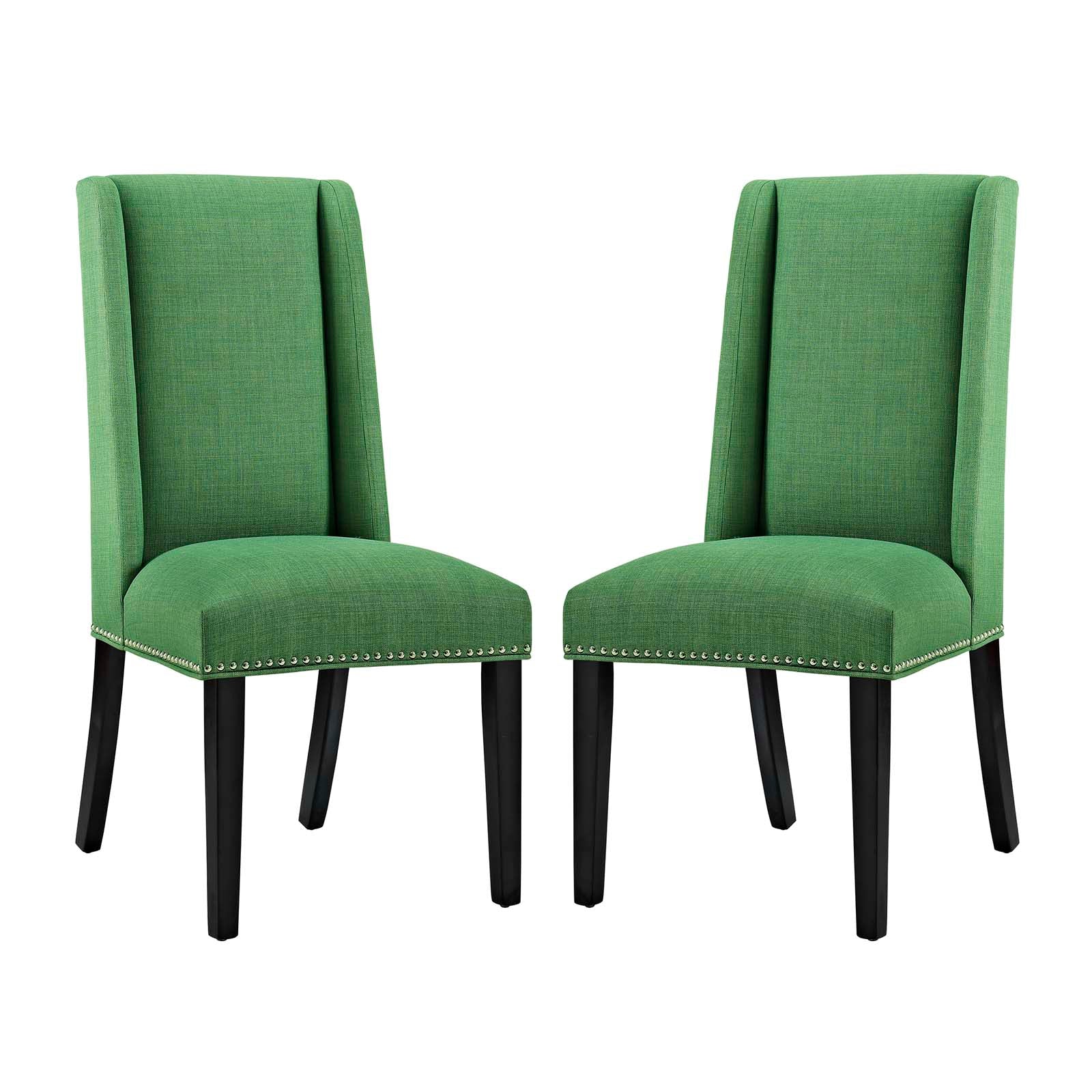 Modway Baron Dining Chair Fabric Set of 2 | Dining Chairs | Modishstore-12