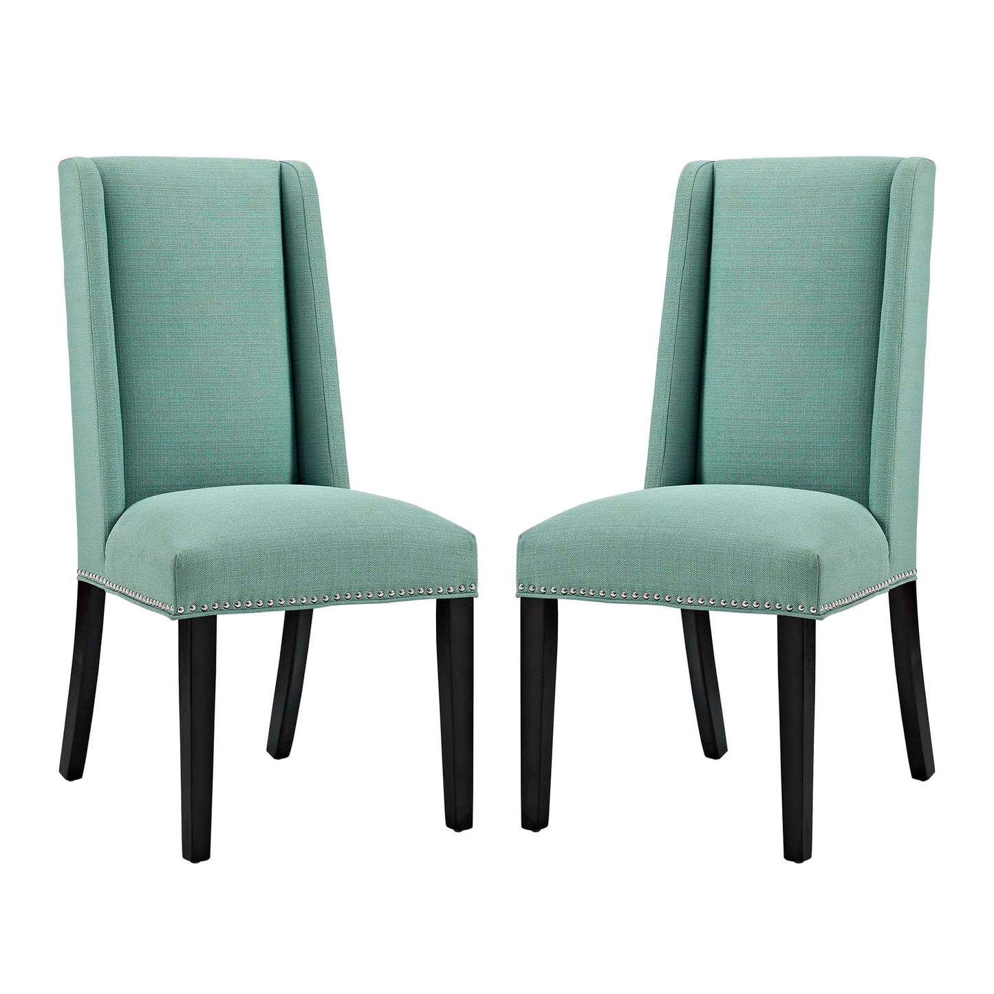 Modway Baron Dining Chair Fabric Set of 2 | Dining Chairs | Modishstore-16