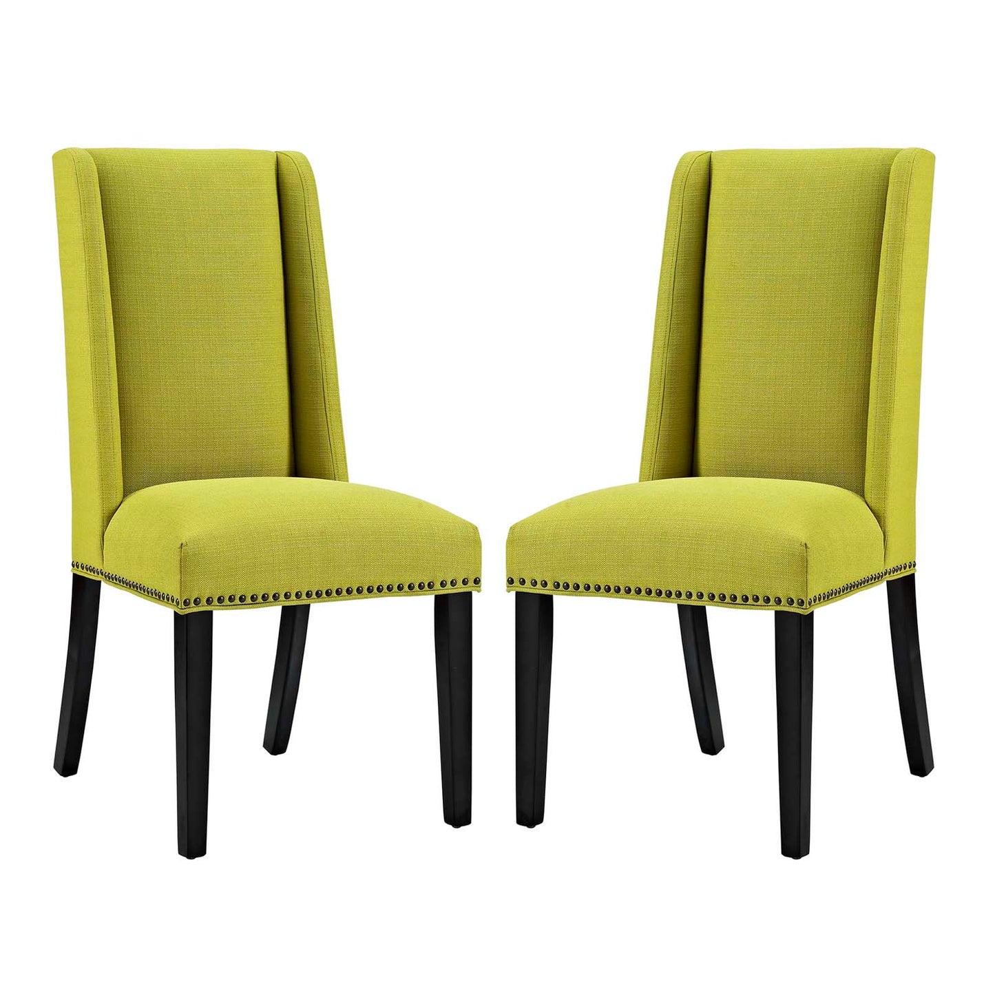 Modway Baron Dining Chair Fabric Set of 2 | Dining Chairs | Modishstore-24