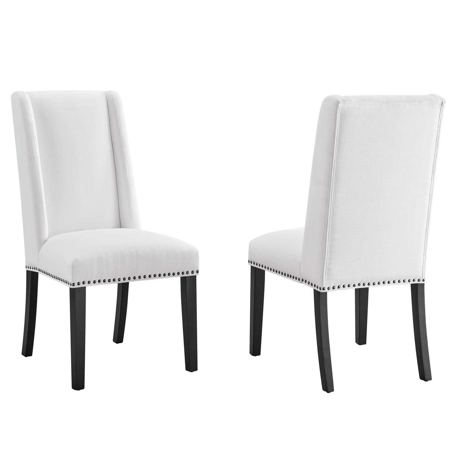 Modway Baron Dining Chair Fabric Set of 2 | Dining Chairs | Modishstore-46