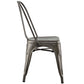 Modway Promenade Set of 2 Dining Side Chair - Gunmetal | Dining Chairs | Modishstore-4