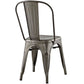 Modway Promenade Set of 2 Dining Side Chair - Gunmetal | Dining Chairs | Modishstore-5